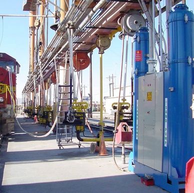 Las válvulas de manguito regulan el llenado de la arena que se utiliza como freno en los trenes