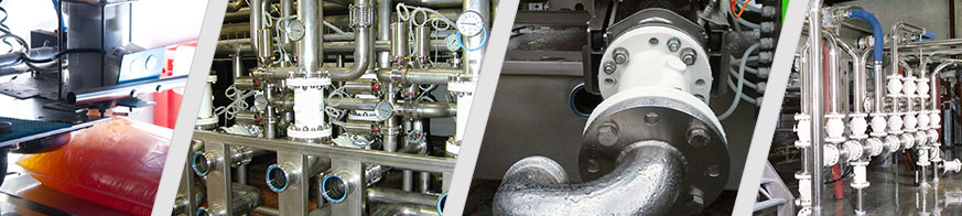 Las válvulas de manguito de AKO se utilizan en muchos procesos de la industria alimentaria