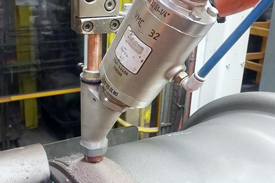 Válvulas de manguito de AKO como válvulas de control para los fundentes durante la soldadura por arco sumergido